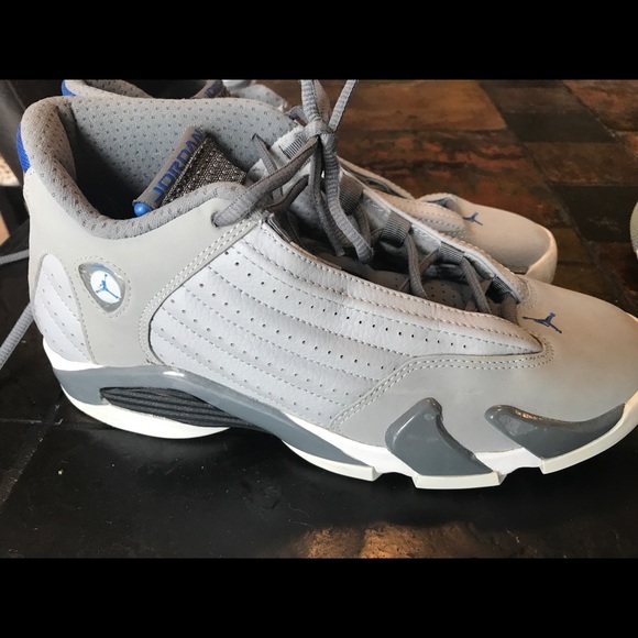 Jordan 14 Retro Sport Blue 6.5Y - Picture 7 of 10